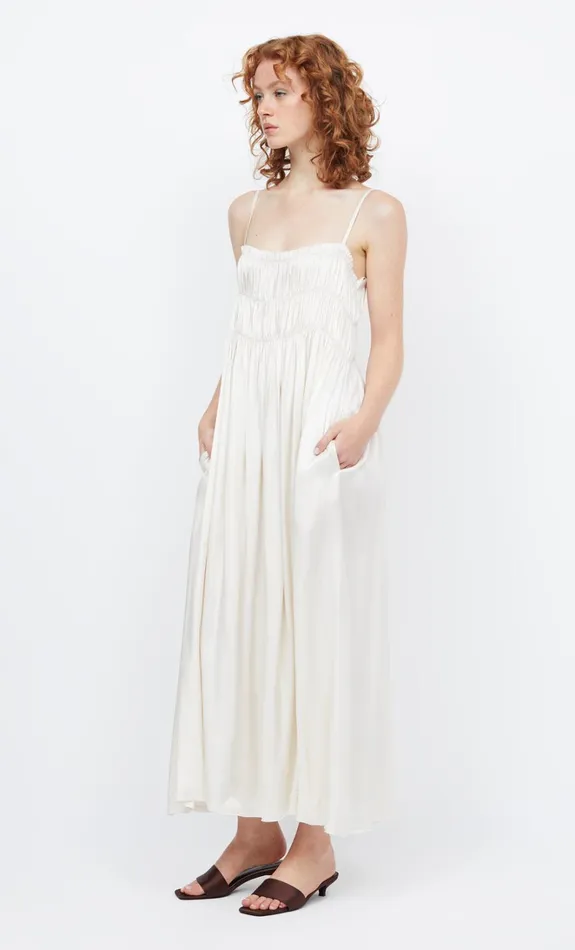 Women DALI MAXI SHIFT DRESS 8211 IVORY Bec Bridge Maxi Dresses