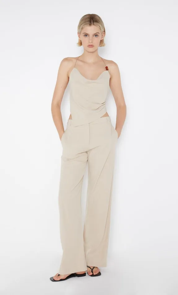 Women DESIREE HALTER TOP 8211 SAND Bec Bridge Sleeveless
