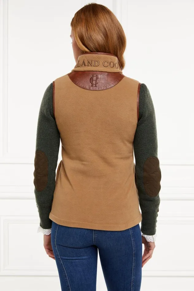 WomenEquestrian Fleeces Holland Cooper Country Fleece Gilet Coffee