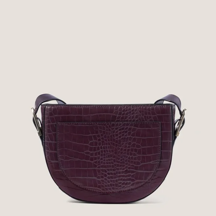 Women Etta Crossbody Bag Burgundy Croc Fiorelli Crossbody Bags