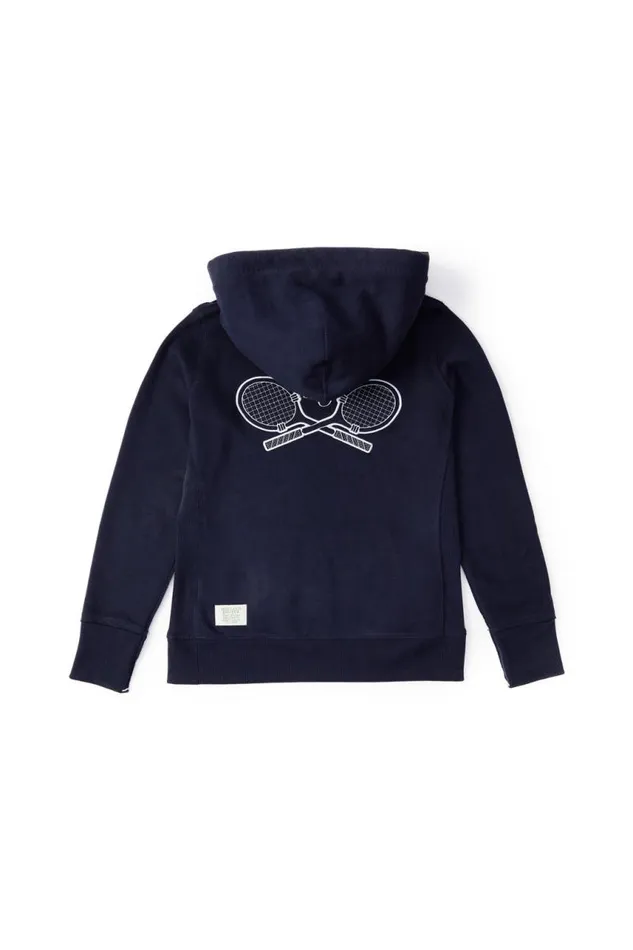 Women Hoodies Holland Cooper Tennis Hoodie Ink Navy