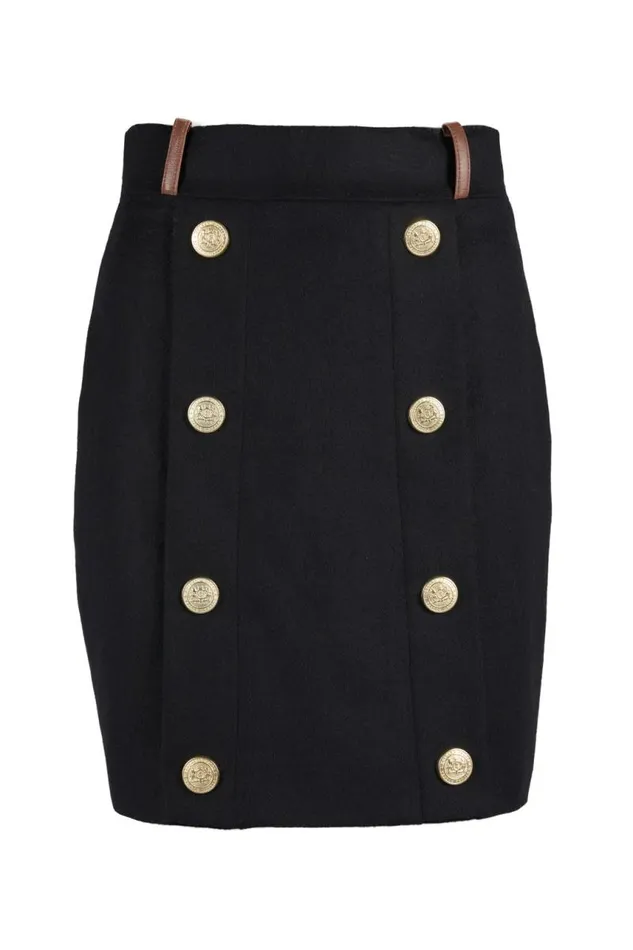 Women In Stock Tailoring Holland Cooper Knightsbridge Skirt Soft Black Tan Women In Stock Tailoring Holland Cooper Knightsbridge Skirt Soft Black Tan