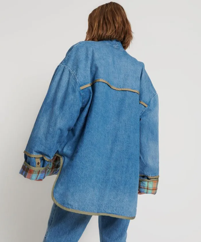 Women KIMONO DENIM QUILTED JACKET One Teaspoon Jackets Women KIMONO DENIM QUILTED JACKET One Teaspoon Jackets