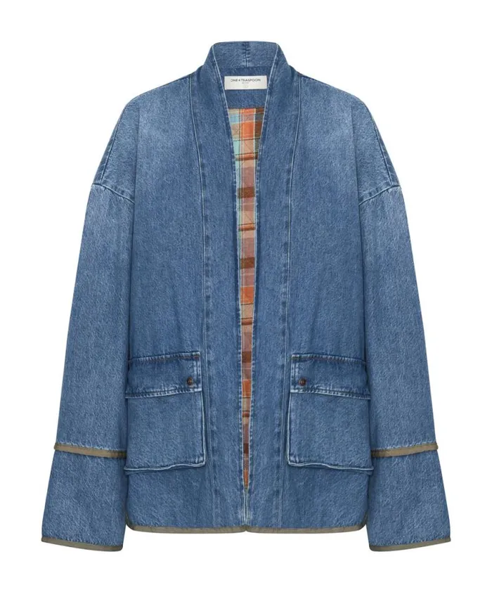 Women KIMONO DENIM QUILTED JACKET One Teaspoon Jackets Women KIMONO DENIM QUILTED JACKET One Teaspoon Jackets