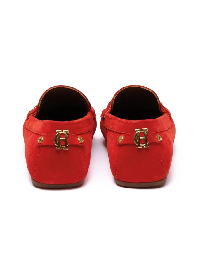 Women Loafers Holland Cooper The Driving Loafer Neroli