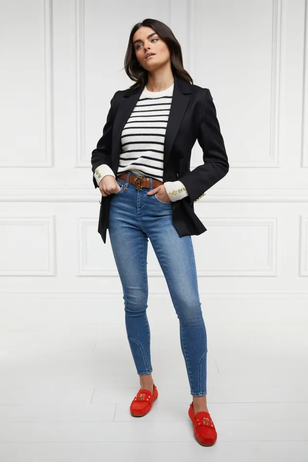 Women Loafers Holland Cooper The Driving Loafer Neroli