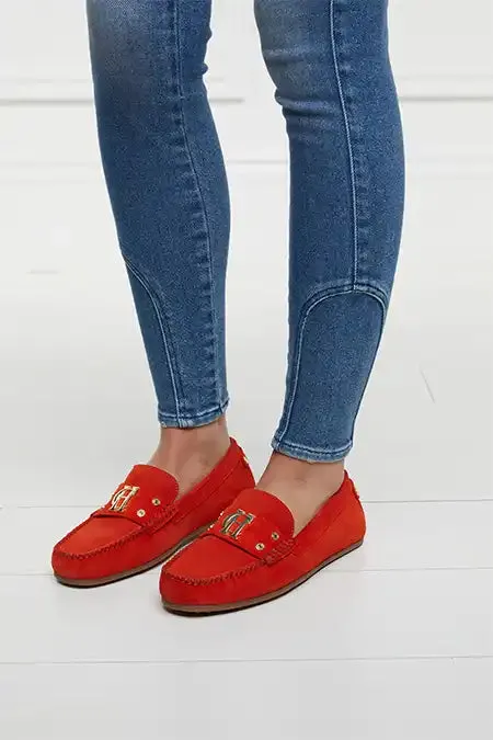 Women Loafers Holland Cooper The Driving Loafer Neroli