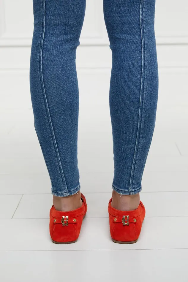 Women Loafers Holland Cooper The Driving Loafer Neroli