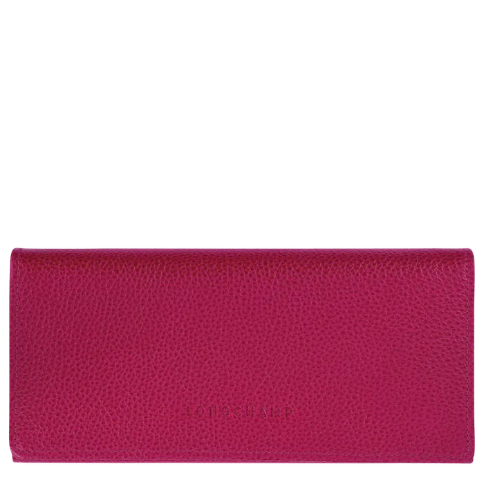 Women Longchamp Le Foulonn Continental wallet BeetrootBeetrootBeetroot Wallets