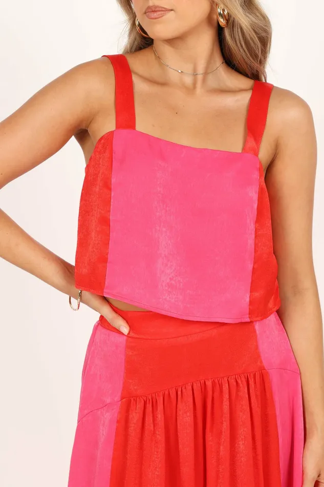 Women Lula Set RedPink Matching Sets Petal and Pup
