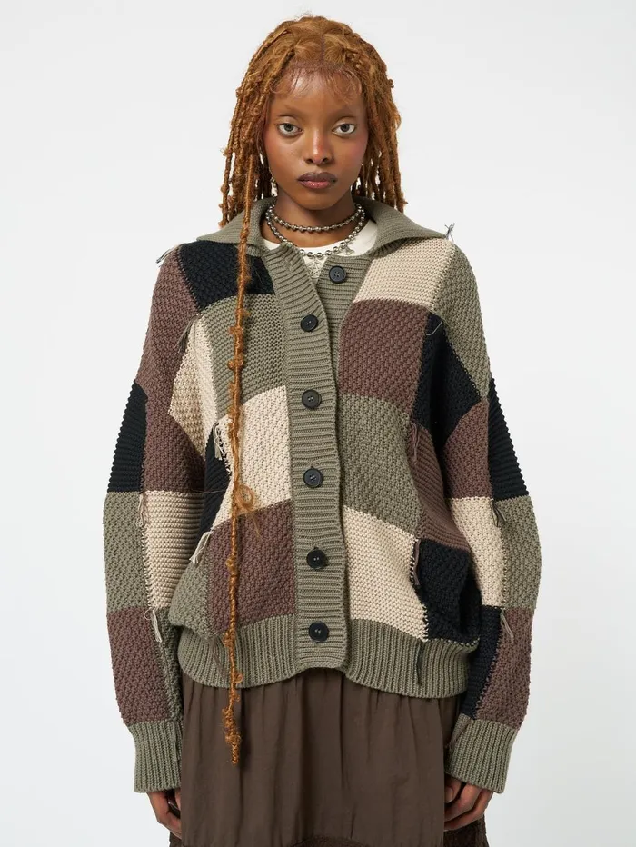 Women Minga London Jackets and Cardigans Flora Patchwork Cardigan