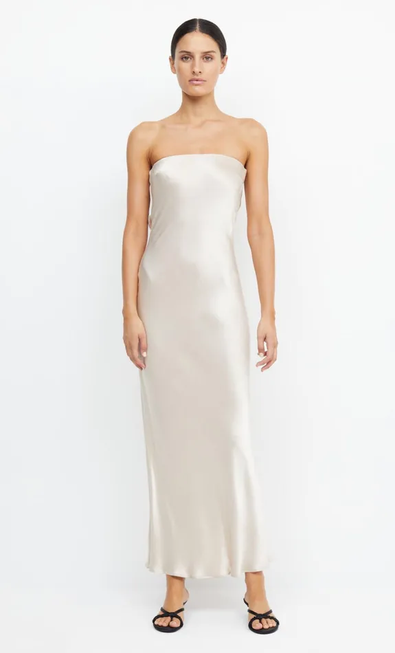 Women MOON DANCE STRAPLESS DRESS 8211 SAND Bec Bridge Bridesmaid Dresses