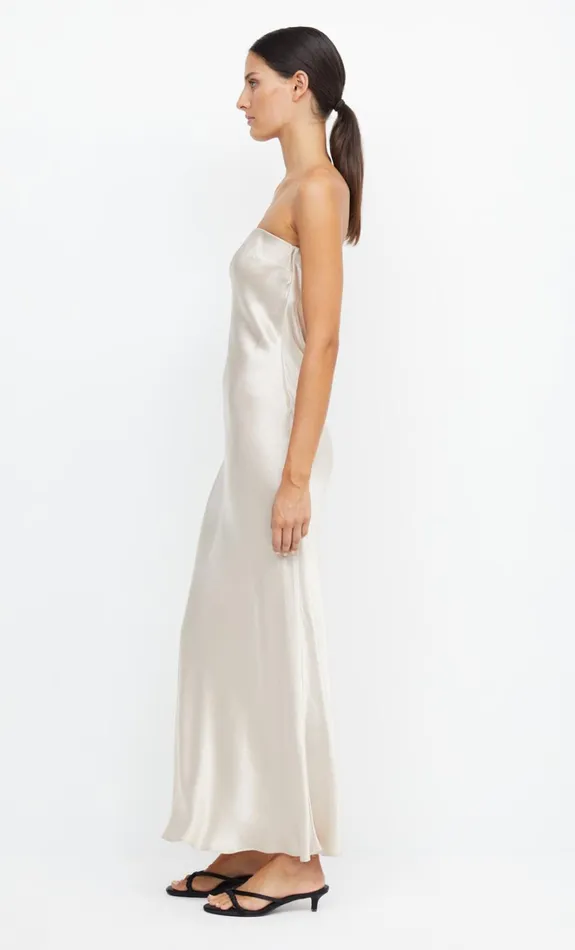 Women MOON DANCE STRAPLESS DRESS 8211 SAND Bec Bridge Bridesmaid Dresses