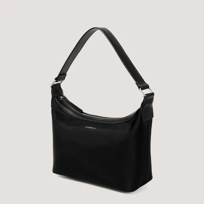 Women Nash Mini Shoulder Bag Black Nylon Fiorelli Shoulder Bags
