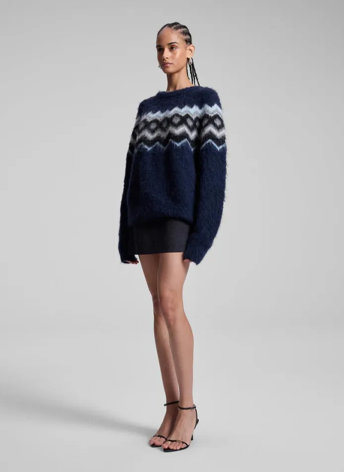 Women Skirts ALC Edie Mini Tux Skirt Charcoalblack