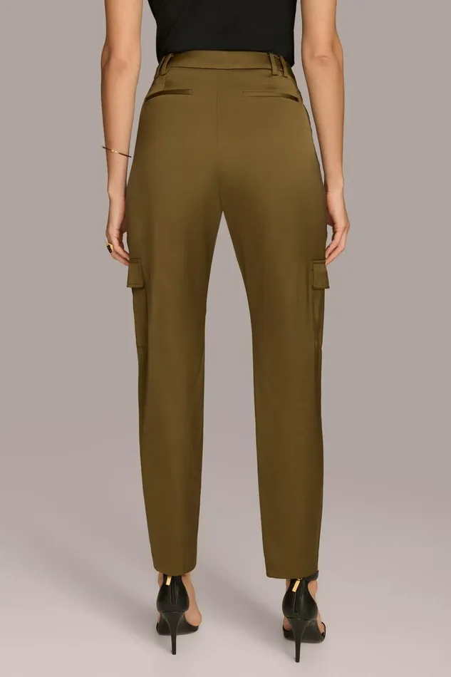Women STRAIGHT LEG CARGO PANT Beech Donna Karan New York Pants Women STRAIGHT LEG CARGO PANT Beech Donna Karan New York Pants