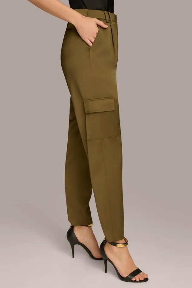 Women STRAIGHT LEG CARGO PANT Beech Donna Karan New York Pants Women STRAIGHT LEG CARGO PANT Beech Donna Karan New York Pants