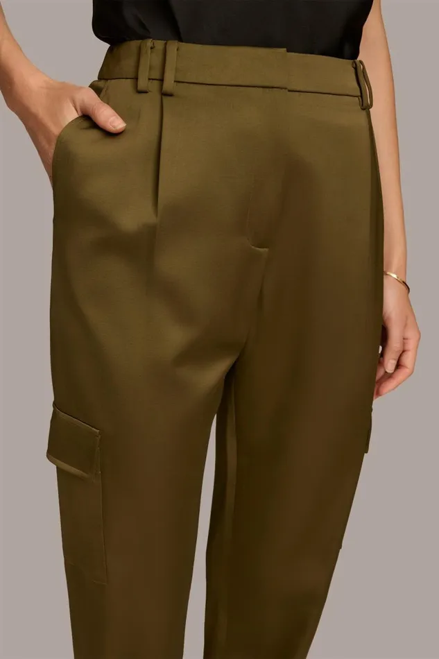 Women STRAIGHT LEG CARGO PANT Beech Donna Karan New York Pants Women STRAIGHT LEG CARGO PANT Beech Donna Karan New York Pants