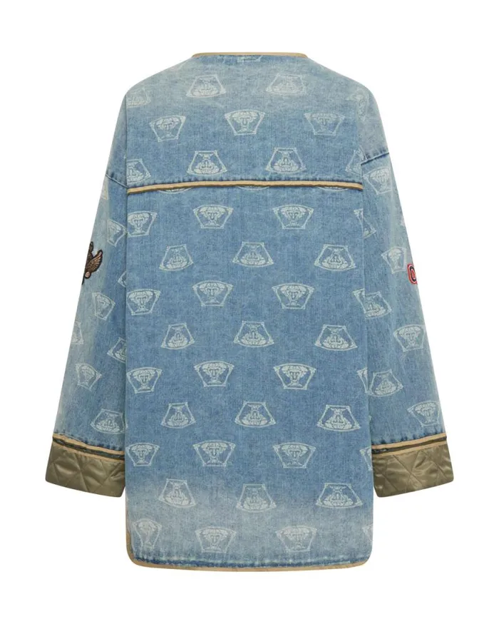 Women STUFFED MEDUSA DENIM JACKET One Teaspoon Denim Jackets Women STUFFED MEDUSA DENIM JACKET One Teaspoon Denim Jackets