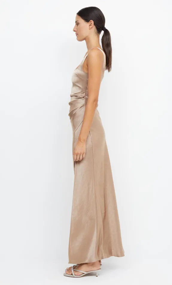 Women THE DREAMER SQUARE NECK DRESS 8211 GOLDEN Bec Bridge Bridesmaid Dresses