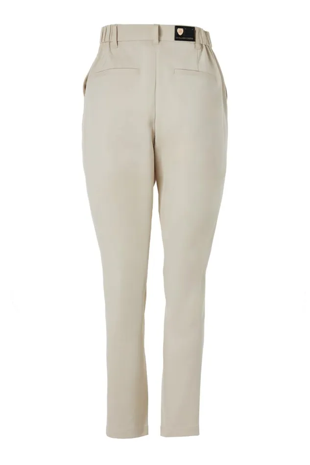 Women Trousers Holland Cooper Bexley Cigarette Trouser Stone