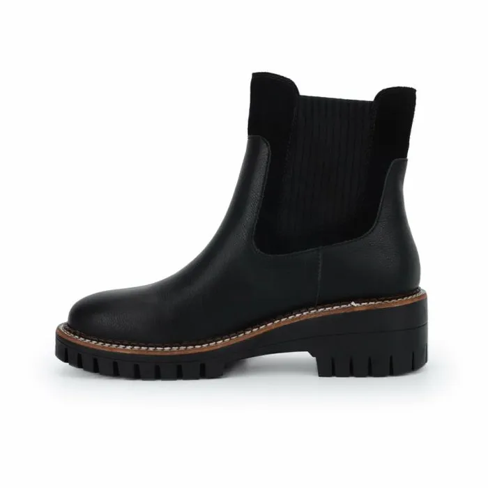 Women Vintage Havana Boots Booties EAGLE 8211 BLACK Black