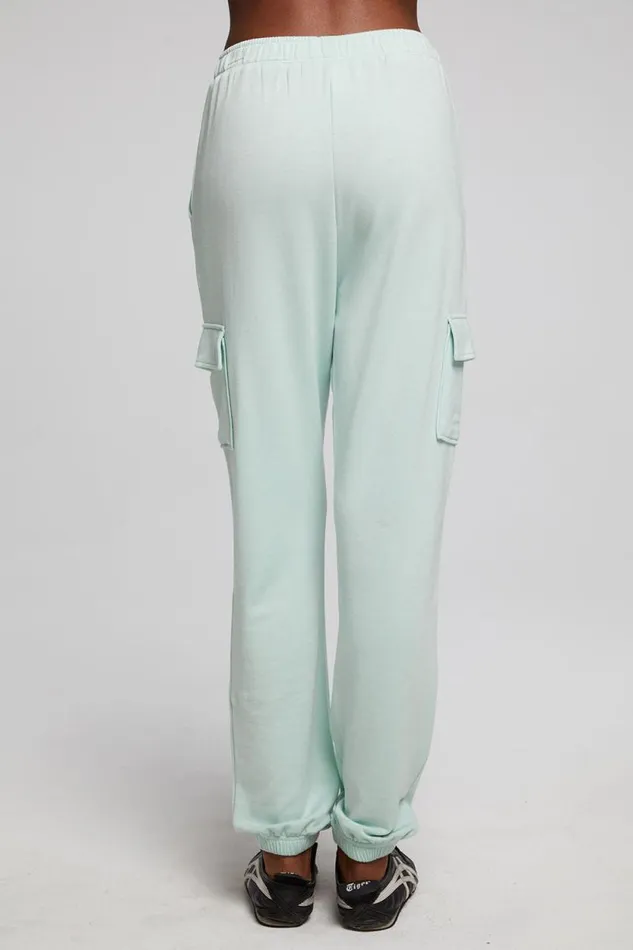 Womens Chaser Brand Bottoms Claude Matcha Green Jogger