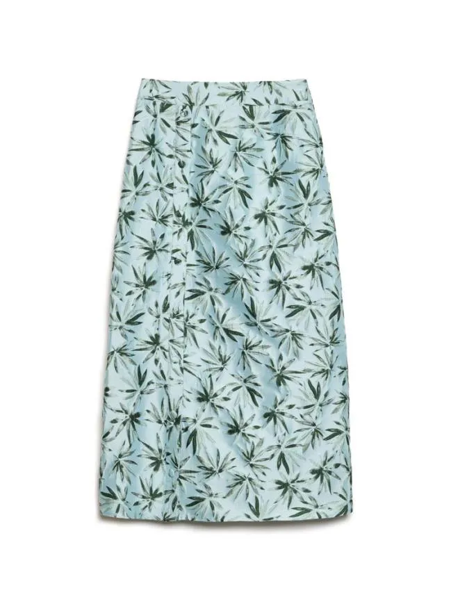 Womenswear Ghospell Palmer Button Midi Skirt Celadon Green Sister Jane Womenswear Ghospell Palmer Button Midi Skirt Celadon Green Sister Jane